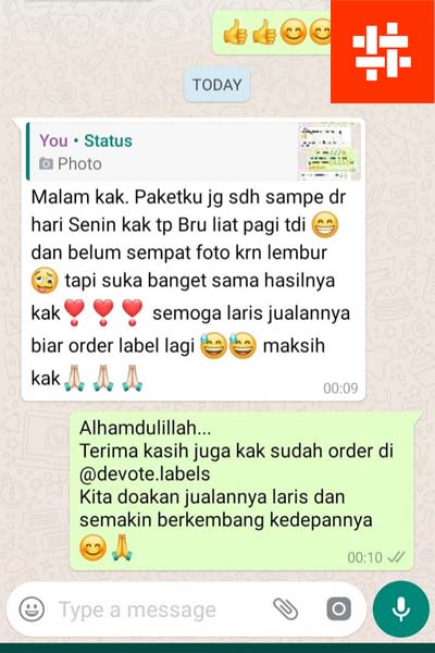 Testimoni Label Baju